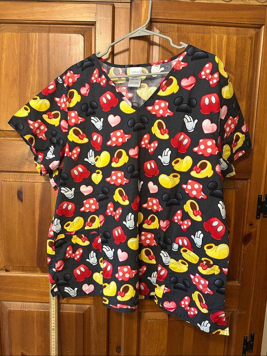 Disney Tops - Disney Mickey Mouse Scrub top 2XL